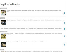 Tablet Screenshot of keyifvekelimeler.blogspot.com