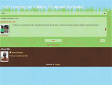 Tablet Screenshot of earlylearning-eaton.blogspot.com