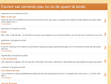 Tablet Screenshot of escrevisaicorrendopaunocudeqmtalendo.blogspot.com