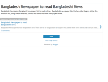 Tablet Screenshot of bangladeshinewspaper.blogspot.com