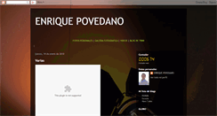 Desktop Screenshot of enriquepovedano.blogspot.com