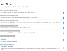 Tablet Screenshot of mattmullen.blogspot.com