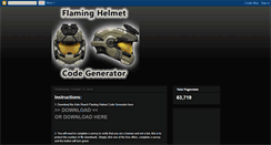 Desktop Screenshot of halohelmetgenerator.blogspot.com