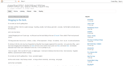 Desktop Screenshot of fantasticdistraction.blogspot.com