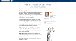 Desktop Screenshot of principledcentrist.blogspot.com