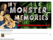 Tablet Screenshot of monstermemories.blogspot.com