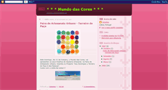 Desktop Screenshot of mundodascores.blogspot.com