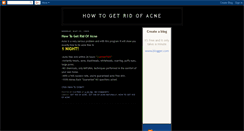 Desktop Screenshot of howtogetridofacne79.blogspot.com