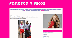 Desktop Screenshot of famososyricos.blogspot.com