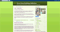 Desktop Screenshot of knittingaddictionnews.blogspot.com