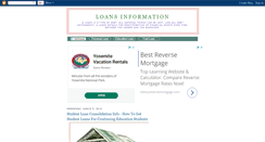 Desktop Screenshot of loans-best-info.blogspot.com