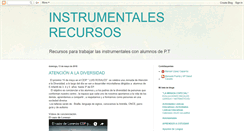 Desktop Screenshot of instrumentalesrecursos.blogspot.com