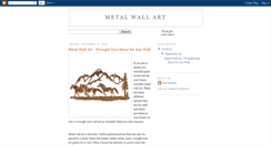 Desktop Screenshot of metal-wall-art-review.blogspot.com