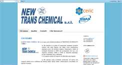 Desktop Screenshot of newtranschemical.blogspot.com