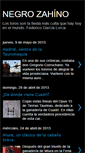 Mobile Screenshot of negrozahino.blogspot.com
