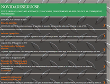 Tablet Screenshot of novidadeseducse.blogspot.com