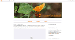 Desktop Screenshot of naturliglivsstil.blogspot.com