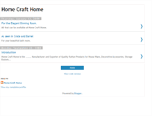 Tablet Screenshot of homecrafthome.blogspot.com