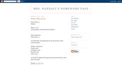 Desktop Screenshot of mrsrandall.blogspot.com