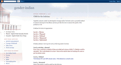 Desktop Screenshot of gender-indian.blogspot.com