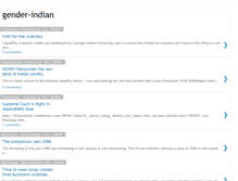 Tablet Screenshot of gender-indian.blogspot.com