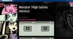 Desktop Screenshot of monsterhighlatinamexico.blogspot.com