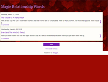 Tablet Screenshot of magiclovewords.blogspot.com