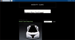 Desktop Screenshot of modifycarslionel.blogspot.com