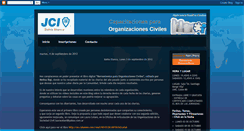 Desktop Screenshot of organizacionesciviles.blogspot.com