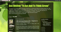 Desktop Screenshot of eco-review.blogspot.com