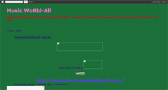 Desktop Screenshot of musicworld-all.blogspot.com