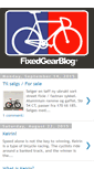 Mobile Screenshot of fixedgearblog.blogspot.com