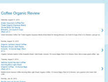Tablet Screenshot of coffeeorganic-review.blogspot.com