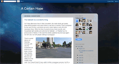 Desktop Screenshot of acertainhope.blogspot.com