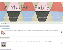 Tablet Screenshot of amodernfable.blogspot.com