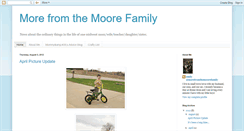 Desktop Screenshot of morefromthemoorefamily.blogspot.com