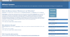 Desktop Screenshot of nptechcareers.blogspot.com