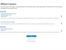 Tablet Screenshot of nptechcareers.blogspot.com