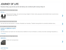 Tablet Screenshot of hidupituindah-journey.blogspot.com