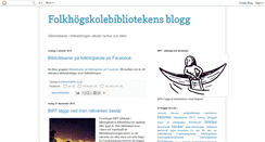 Desktop Screenshot of folkhogskolebiblioteket.blogspot.com