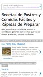 Mobile Screenshot of postres-recetas.blogspot.com
