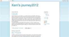 Desktop Screenshot of kerrisjourney2012.blogspot.com