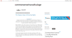 Desktop Screenshot of commonsenseinaradicalage.blogspot.com