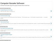 Tablet Screenshot of computer-karaoke-music.blogspot.com