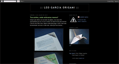 Desktop Screenshot of leogarciaorigami.blogspot.com