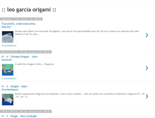 Tablet Screenshot of leogarciaorigami.blogspot.com