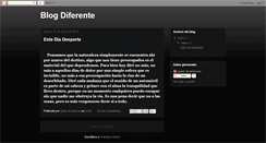 Desktop Screenshot of diferentepensamiento.blogspot.com