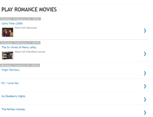 Tablet Screenshot of playromancemovies.blogspot.com