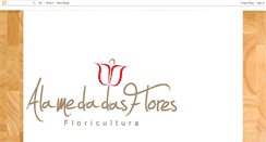 Desktop Screenshot of alamedadasflores.blogspot.com
