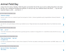 Tablet Screenshot of animalfieldday.blogspot.com